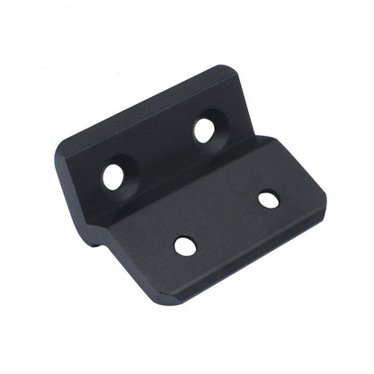 Versetzte Picatinny-Schienenmontage, schwarz, M-LOK / KeyMod