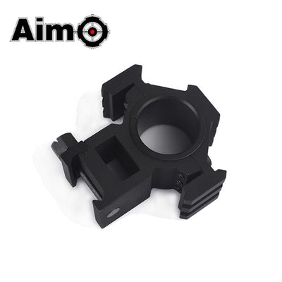 Dreiseitige Schienenbefestigung 25,4–30 mm mit geteiltem Ring