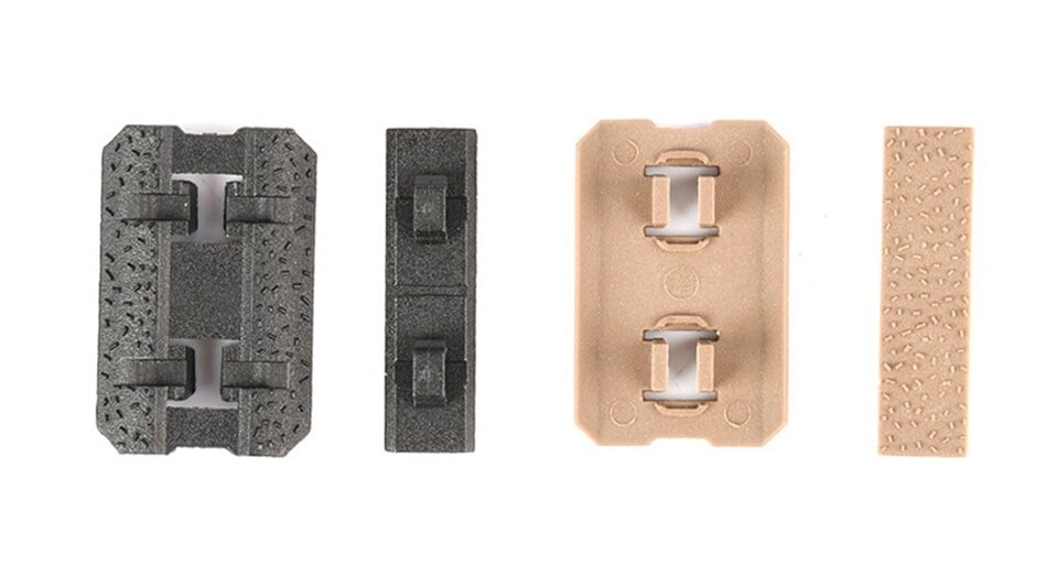 Type 2 M-LOK Rail Covers - Dark Earth