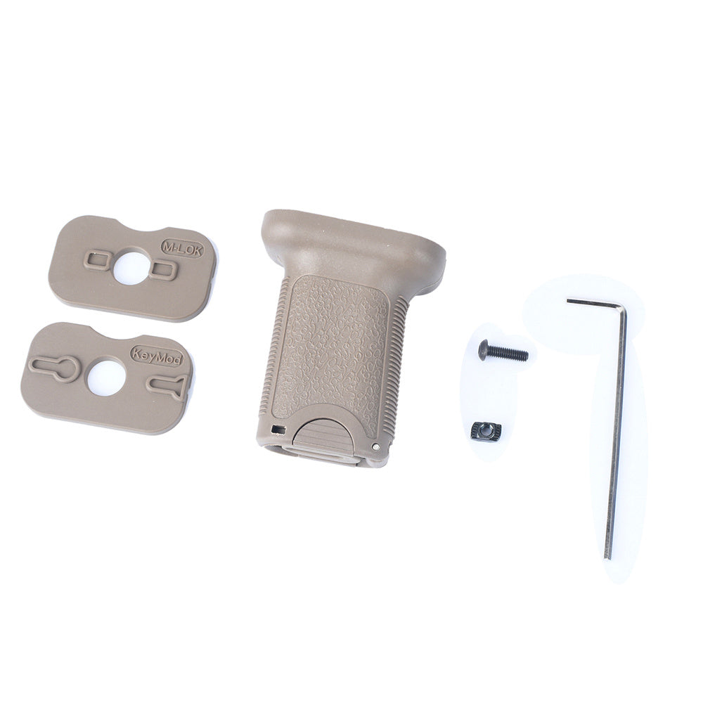 Poignée courte M-LOK / KeyMod - Terre foncée