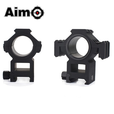 Dreiseitige Schienenbefestigung 25,4–30 mm mit geteiltem Ring
