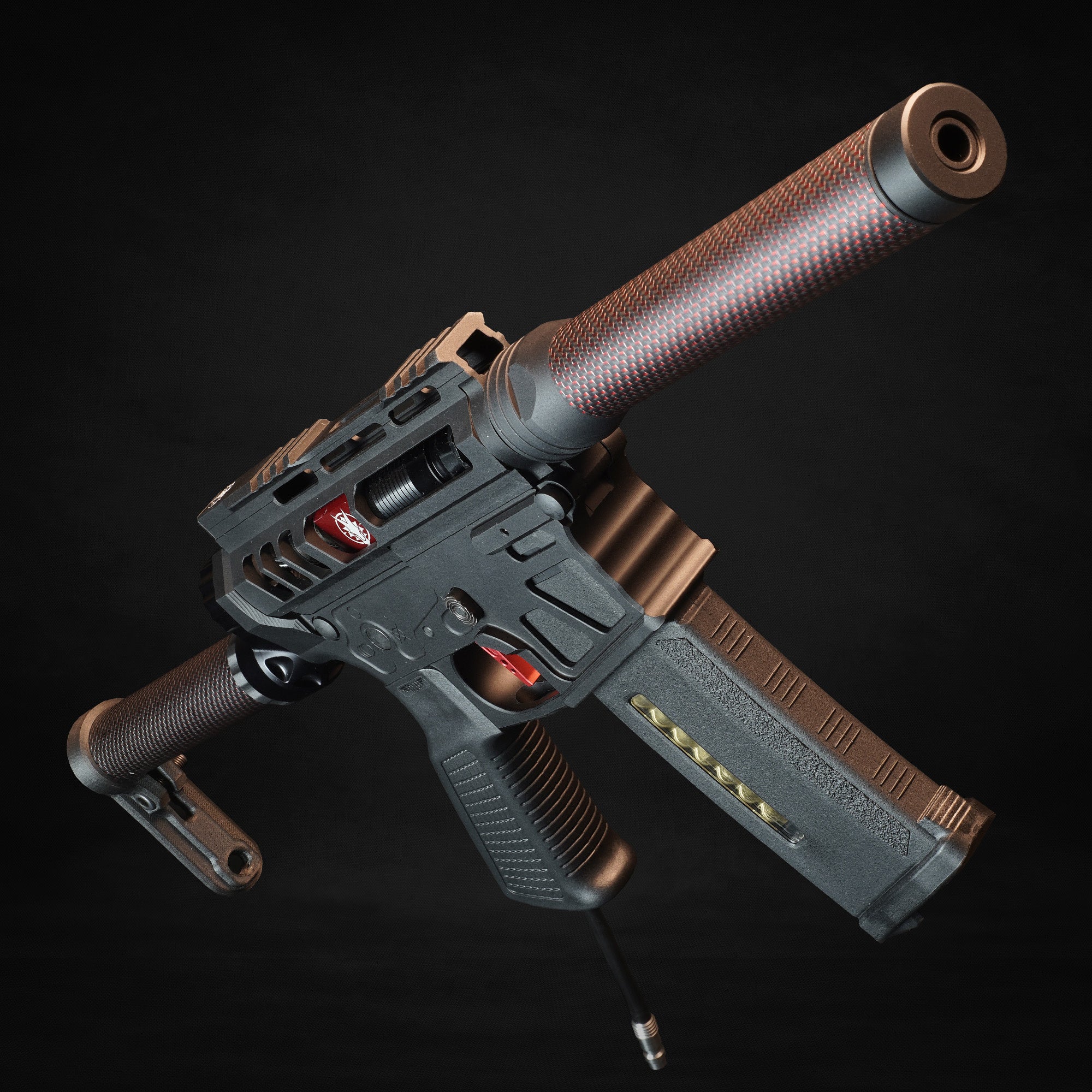 Heretic Labs Article III - Red Carbon Fiber