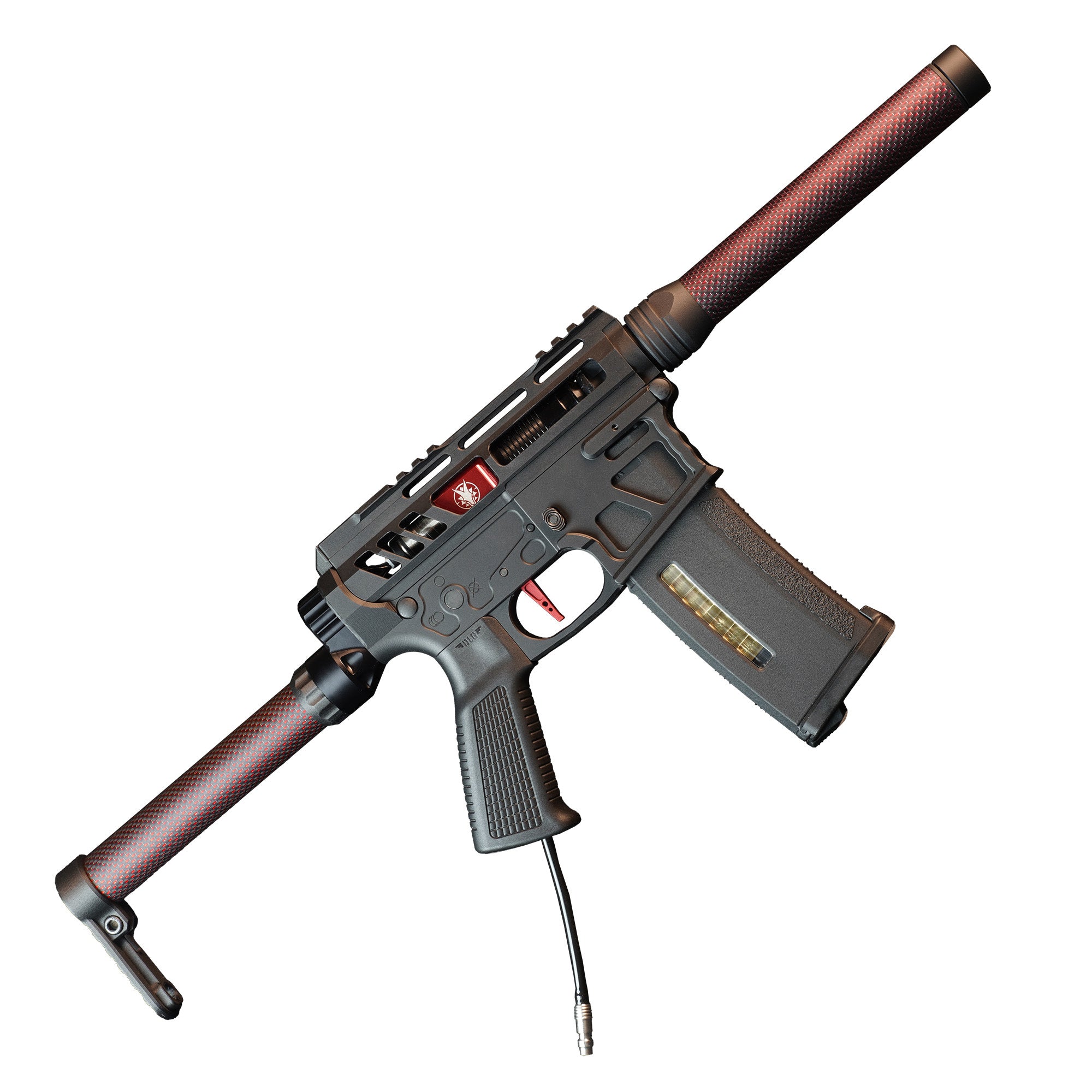 Heretic Labs Article III - Red Carbon Fiber