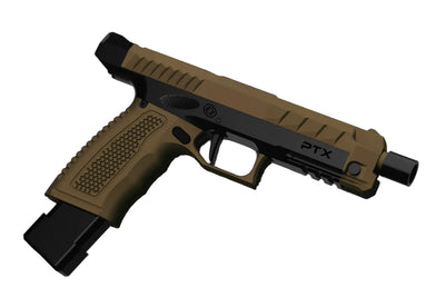 PTX-Pistole mit PULSAR S2 HPA-Motor, Dunkelbraun – Schwarz 