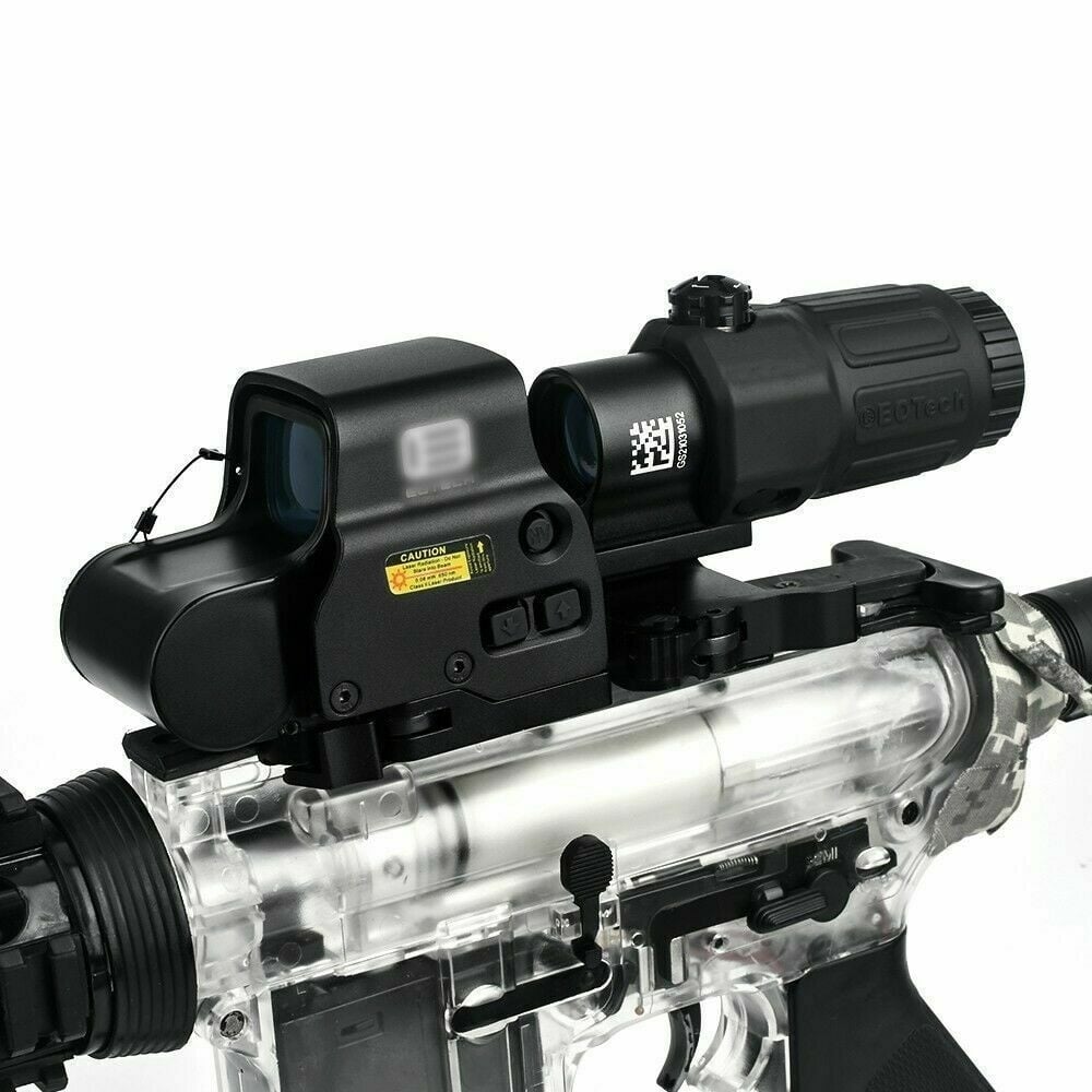 HHS Red/Green Holographic Hybrid Sight - EXPS with G33 Magnifier – Black