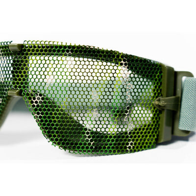 Lunettes Wideboys Uncrafted - Vert camouflage (avec 3 lentilles supplémentaires)