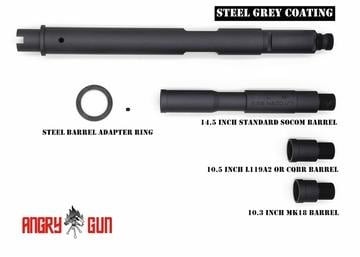 Milspec Outer Barrel Set for Tokyo Marui M4 GBB MWS 2018 Version