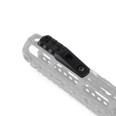 M-Lok and Keymod Cantilever Rail Light Mount - Black