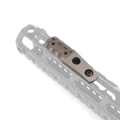 M-Lok and Keymod Cantilever Rail Light Mount - Dark Earth