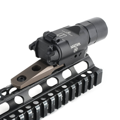 M-Lok and Keymod Cantilever Rail Light Mount - Dark Earth