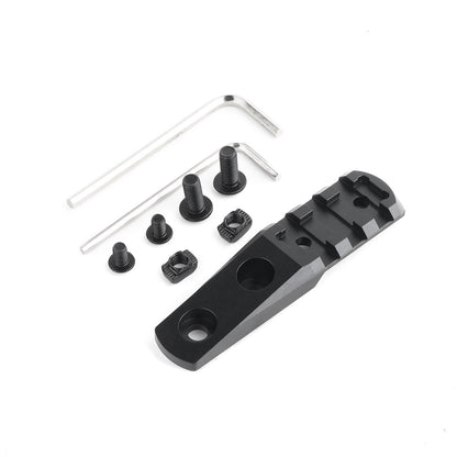 M-Lok and Keymod Cantilever Rail Light Mount - Black