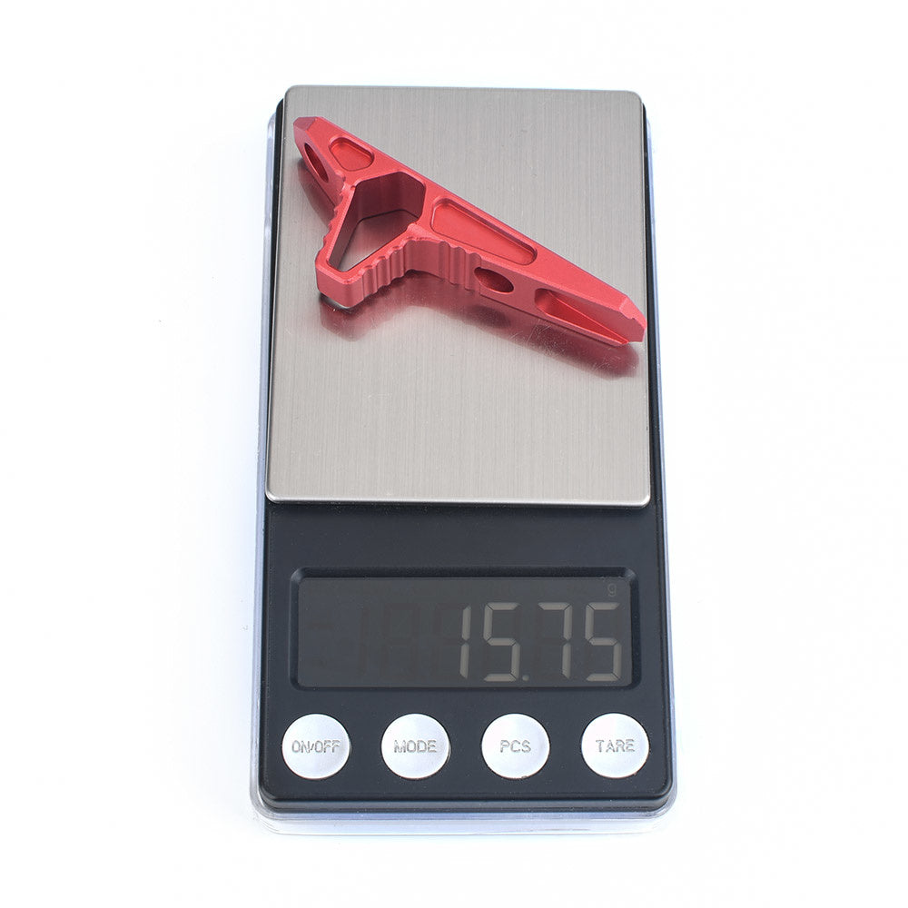 Butée de main triangulaire KeyMod et M-LOK - Rouge