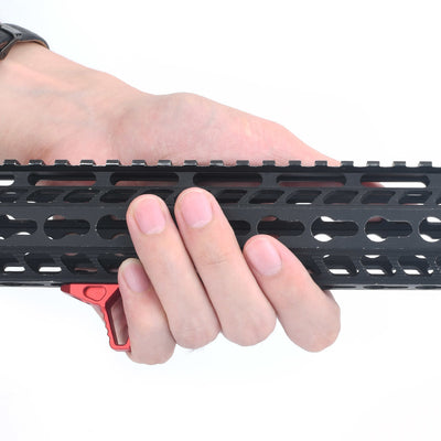 Dreieckiger Handstopper KeyMod &amp; M-LOK - Rot