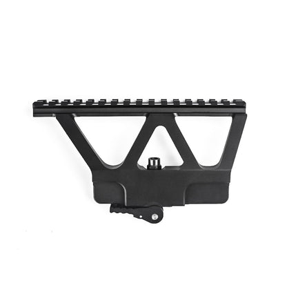CNC AK47 / 74 Side Rail Scope Mount For large scopes - Black