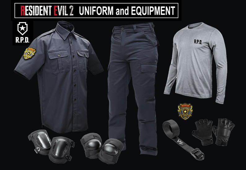 Resident Evil 2 R.P.D Official Uniform Set - Size - L