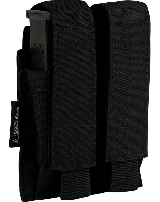 Modular Double Pistol Mag Pouch  Black