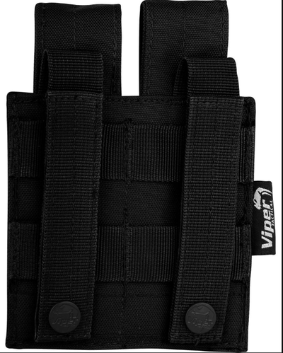Modular Double Pistol Mag Pouch – Black