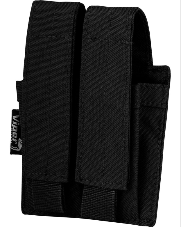 Modular Double Pistol Mag Pouch  Black