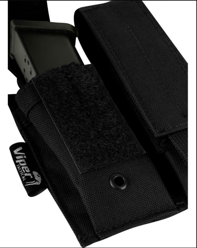 Modular Double Pistol Mag Pouch – Black