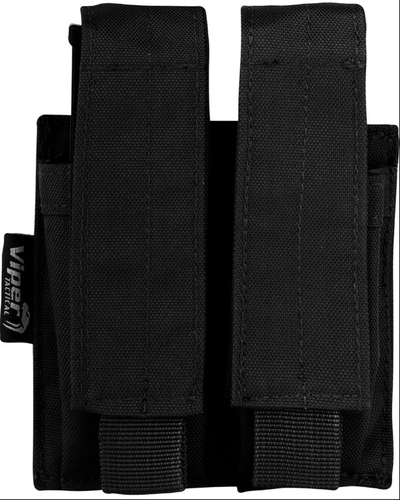 Modular Double Pistol Mag Pouch – Black