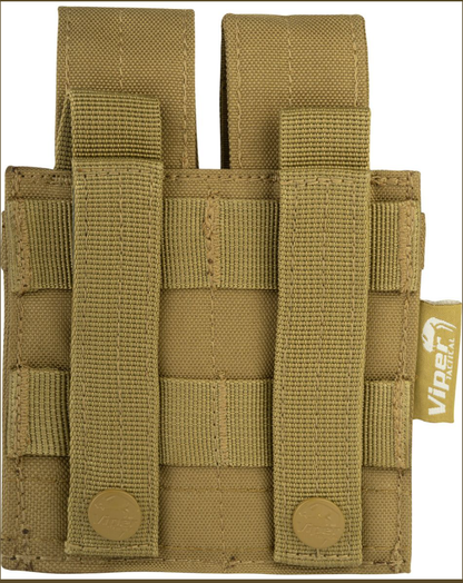 Modular Double Pistol Mag Pouch –Coyote