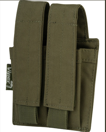 Modular Double Pistol Mag Pouch –Green