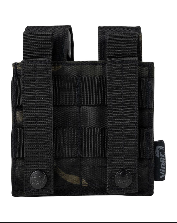 Modular Double Pistol Mag Pouch – VCAM Black
