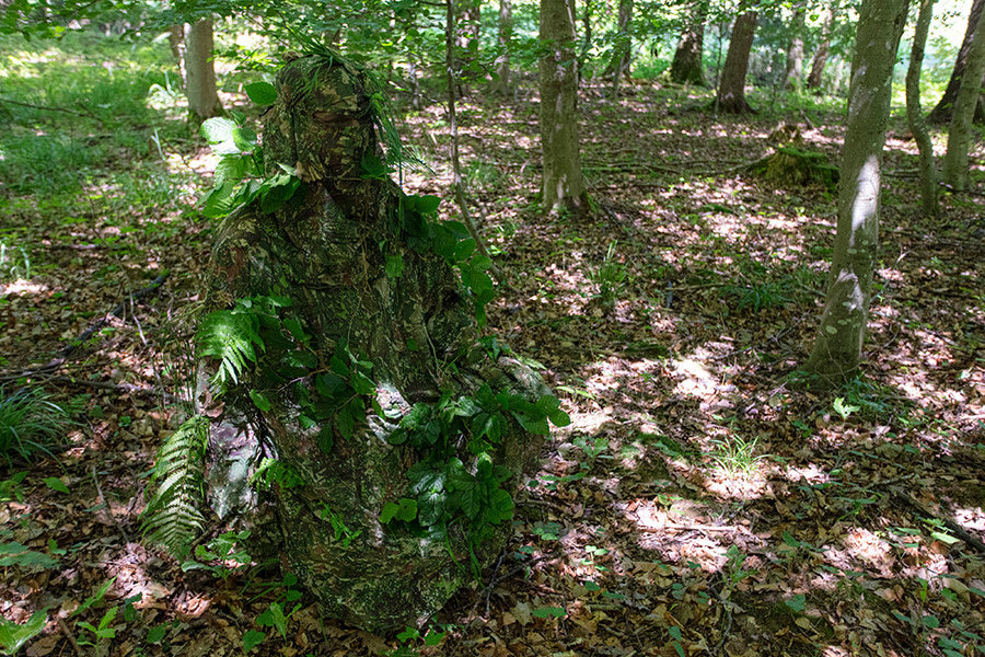 Sweat à capuche ConCamo Green Ghost