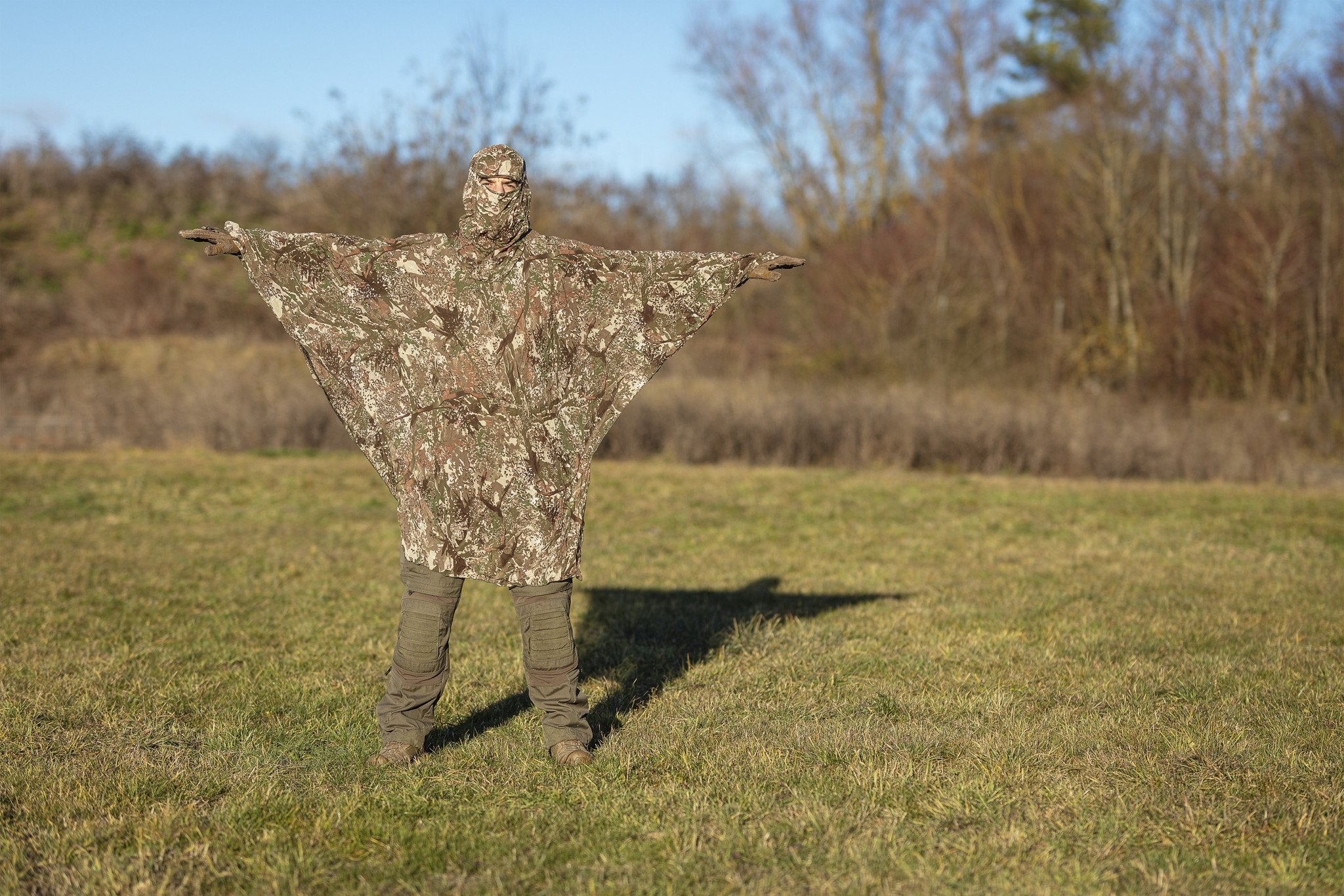 Poncho compact marron ConCamo (2e génération)