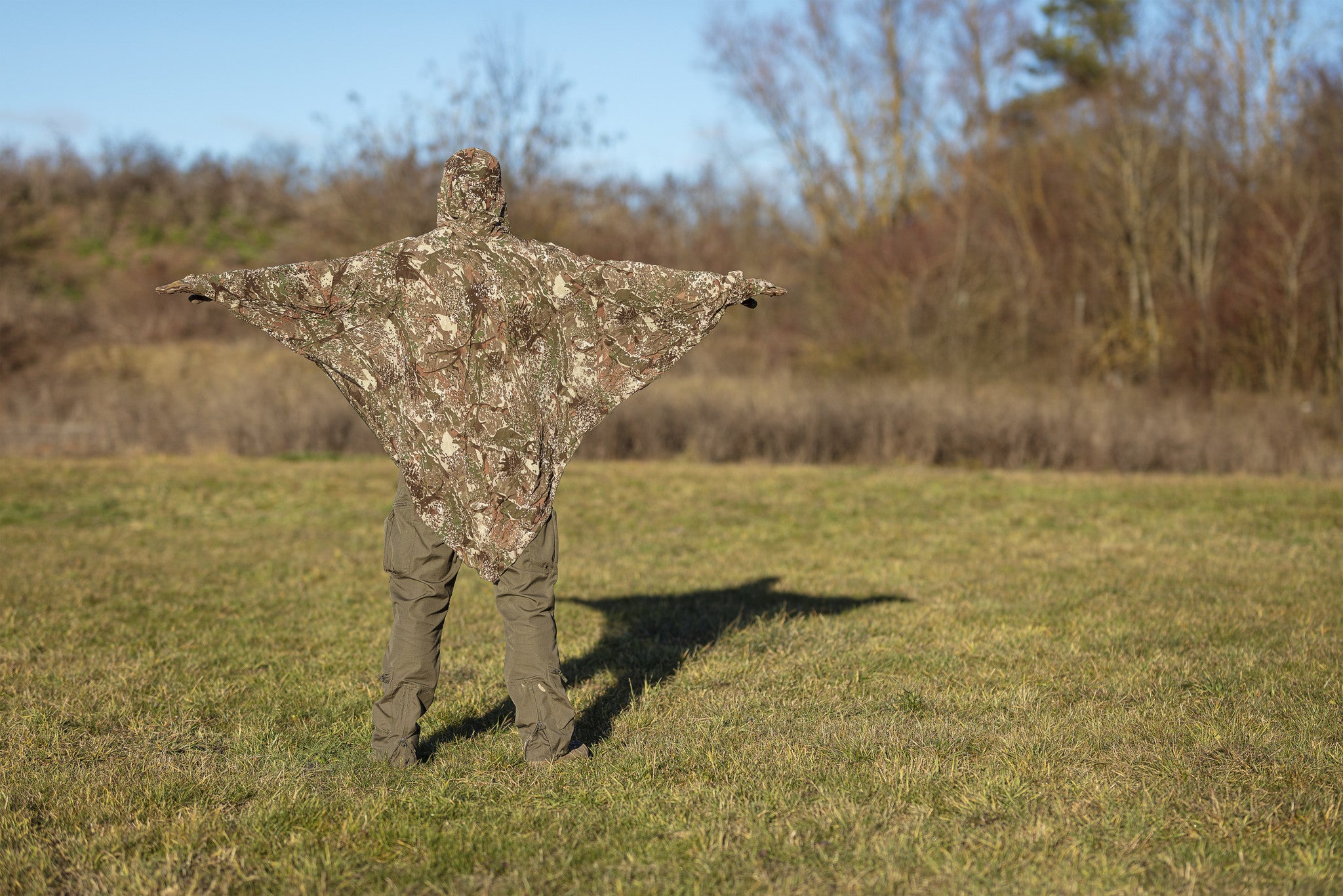 Poncho compact marron ConCamo (2e génération)