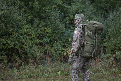 ConCamo Green Backpack Cover 60L