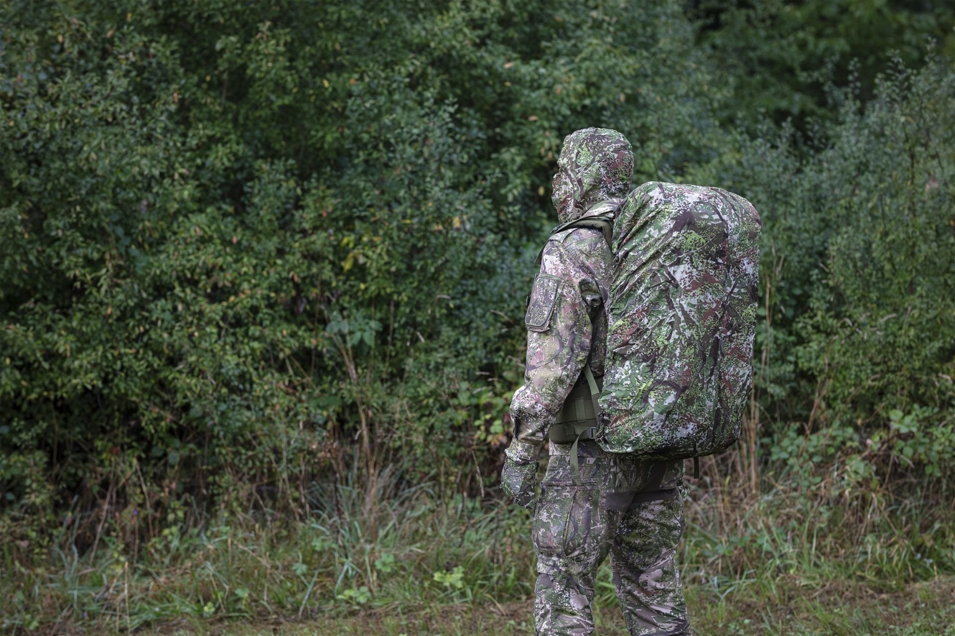 Housse de sac à dos ConCamo verte 60L