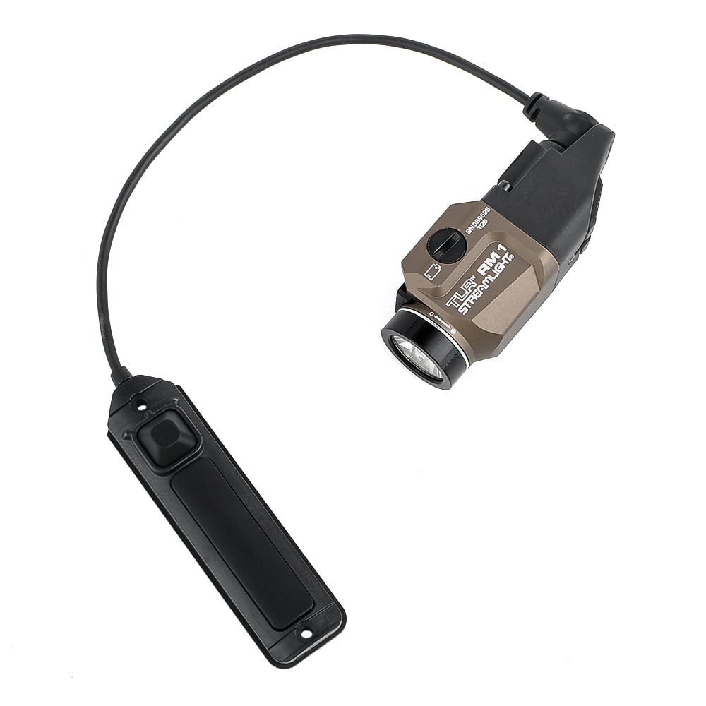 T RM 1 Rail Mounted Tacticial Ligting System - DE (LOGO)