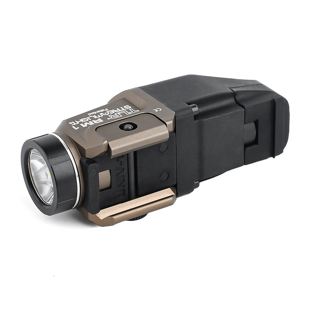 T RM 1 Rail Mounted Tacticial Ligting System - DE (LOGO)