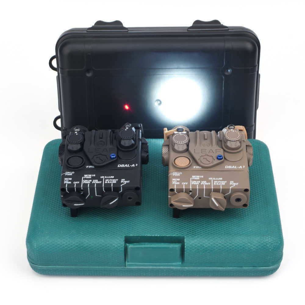 Tactical PEQ DBAL-A2 Aiming Devices (IR Laser & Red Laser & White Light ) - Polymer