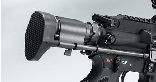 Crosse télescopique 416C pour MWS / MTR Tokyo Marui - Entièrement usinée CNC