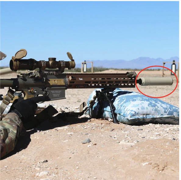 Tornado Silencer -HK417/M110A1 SDMR Ver. - FDE