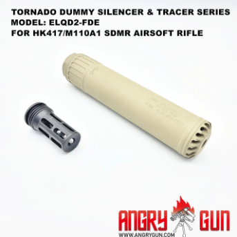 Tornado Silencer -HK417/M110A1 SDMR Ver. - FDE