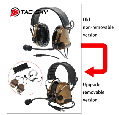 Comtac III Dual-Pass Headset (Silicone Earmuffs) - OD