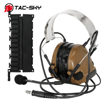 Casque Comtac III (coussinets d'oreille en silicone) - FDE