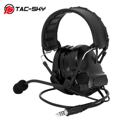 Casque Comtac III (coussinets d'oreille en silicone) - Noir