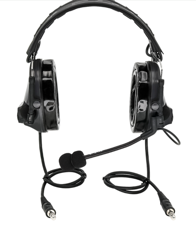 Comtac III Dual-Pass Headset (Silicone Earmuffs) - Black