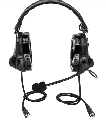Casque Comtac III Dual-Pass (oreillettes en silicone) - Noir