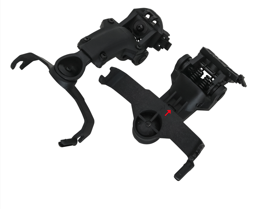 Adaptateur de fixation pour casque ARC - Noir