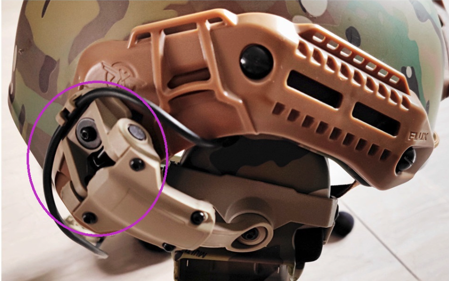 MTEK Helmet Mount Adapter - FDE