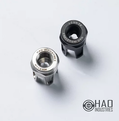Stainleess Manica Flat Bezel Flash Hider 14mm - CCW