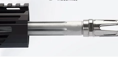 Stainleess Manica Flat Bezel Flash Hider 14mm - CCW