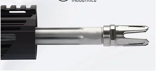 Stainleess Manica Strike Bezel Flash Hider 14mm - CCW