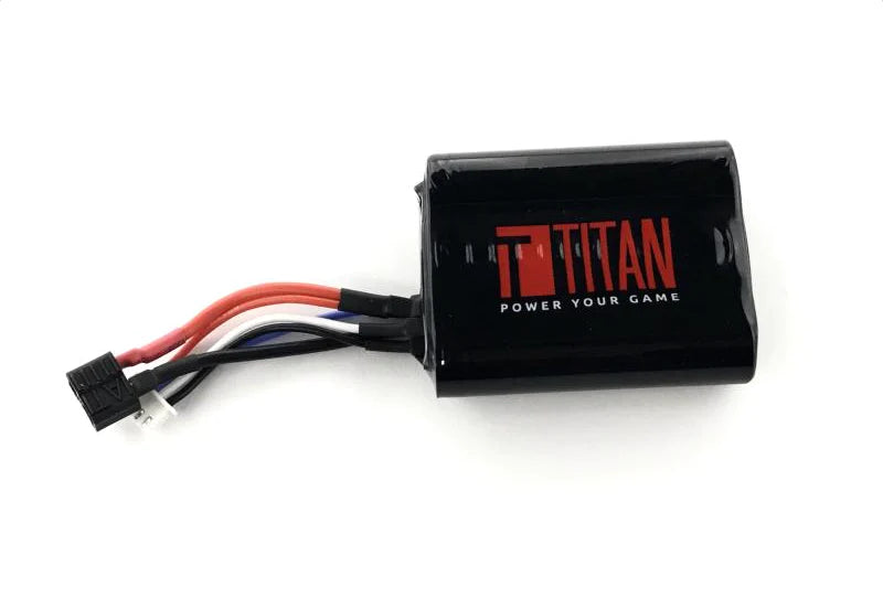 Bloc d'alimentation TITAN 11,1 V avec prise en T et batterie de 3 000 mAh