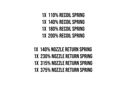 AAP-01 Ultimate Spring Set (8-Springs)